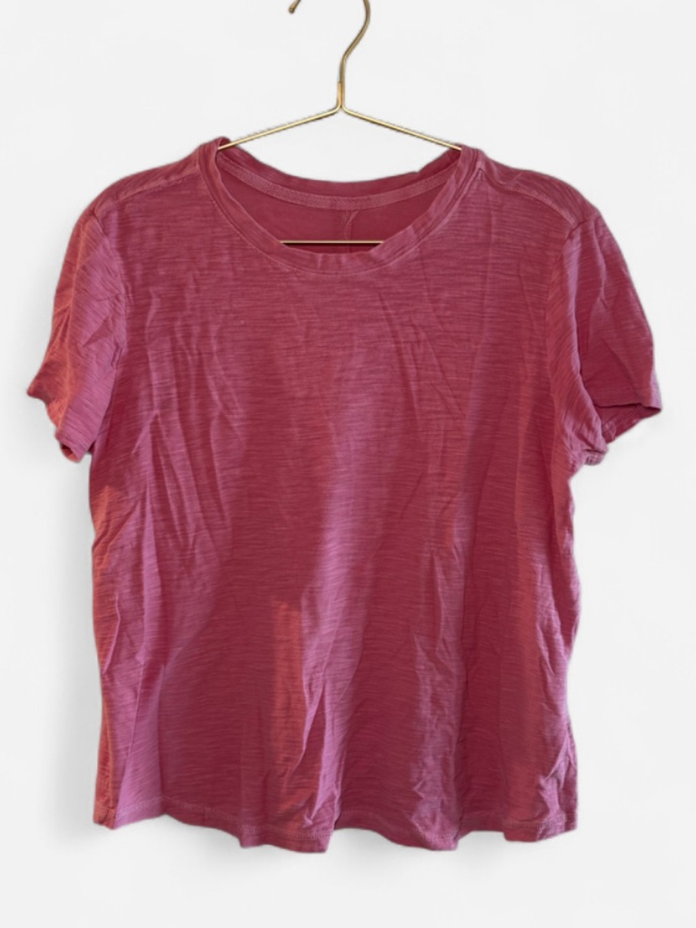 Pilco Anthropologie Short-Sleeve Crewneck Tee Pink Size Medium